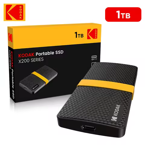 KODAK X200 USB3.1 Type-c Portable SSD 1TB external hard drive Mini Portable 1tb Solid State Drives f