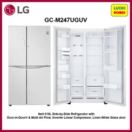 LG GC-M247UGUV 618L Side-by-Side Refrigerator with Door-in-Door® 冰箱