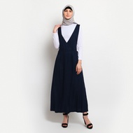 Flamoush Verlin Navy Overall Skirt Maxi