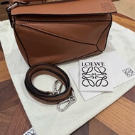 Loewe Mini Puzzle Col. Tan 焦糖色 (附麈袋)