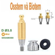 Abutment ball compatible with Osstem/Hiossen & Biotem implant