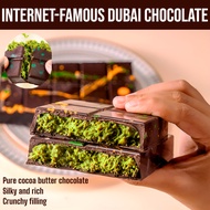 Internet-Famous Dubai Chocolate Pistachio Jam Black Chocolate Snack Leisure Treat Chocolates In Sand