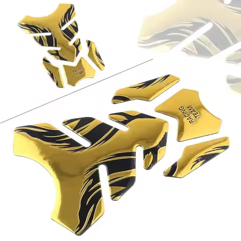 3D Universal Motorcycle Tank Pad Protector Sticker Flame Decal For Yamaha YZF R1 R6 R3 R25 MT-07 MT-