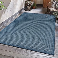 Adiva Rugs Outdoor Indoor Area Rug, Weather Resistant, Easy to Clean, Stain Resistant Floor Mat for 