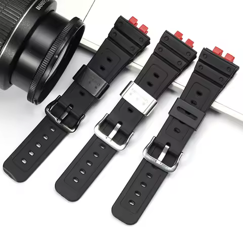 Resin Watch Accessories For Casio GMW-B5000 Gmw b5000 GM-B2100 Strap Men's Sports Waterproof Black R