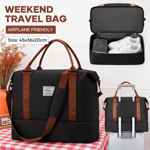 EasyJet Approved Carry-On Travel Bag Hand Luggage 45x36x20，Woman Travel Bag，Suitable Weekend 2-3 Day
