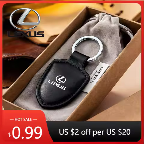Interior Stickers Car Emblem Keychain Shield Style Key Ring Gift For Lexus F SPORT RX300 IS200 IS250