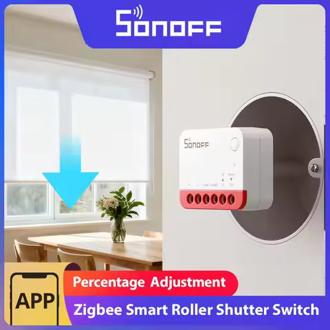 SONOFF MINI-ZBRBS Zigbee Smart Roller Shutter Switch Mini Size Smart Scene Signal Booster Transform 
