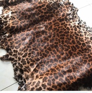 kulit kambing motif leopard harimau jaguar