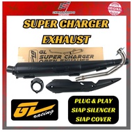 GL Racing Super Charger Exhaust cutting standard Y15ZR/RS150/LC135/RS-X150, 28MM/32MM/35/38MM/38/42M