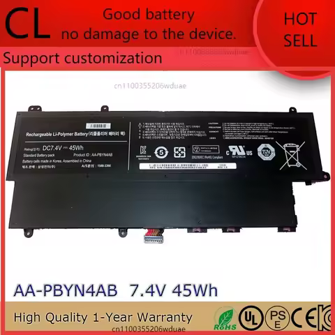 Brand New Original AA-PBYN4AB 7.4V 45Wh Laptop Battery for Samsung UltraBook NP530U3C NP530U3B Serie