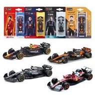 2025 New 1:64 Scale Bburago 2025 F1 Alloy Car Model -  SF25/ RB21/ W16 E Performance/ MCL39 Alloy Ra