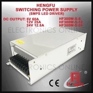 HF300W-S-5 HF300W-S-12 HF300W-S-24 Hengfu Switching Power supply 5V 60A 12V 25A 24V 12.5A LED Driver