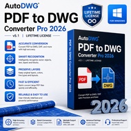 🔥 AutoDWG PDF to DWG Converter Pro 2026 v5.1 Lifetime For Windows | CAD Converter