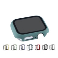Case&amp;glass for Watch S7 Case iWatch 7 Screen Protector iWatch Cover Casing Accessories for Series 7/1/2/3/4/5/6/SE