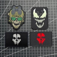 BACK HAND Call of Duty Embroidered Patches Morale Tactic Badge on Backpack Sticker Ghost Mask Patch 