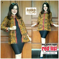 Batik Blouse BOLERO ZIPPER Blouse MODERN BATIK Blouse BOLERO Blouse MODERN BATIK KEBAYA