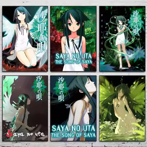 Horror Game S-Saya No Uta The Song Of Saya Poster High Quality Dorm Living Room Aesthetic Wall Decor