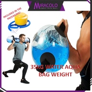 MIRA 35KG Water Aqua Bag Weight Training Bag for Fitness Workout Muscle Building Exercise Weight Tra