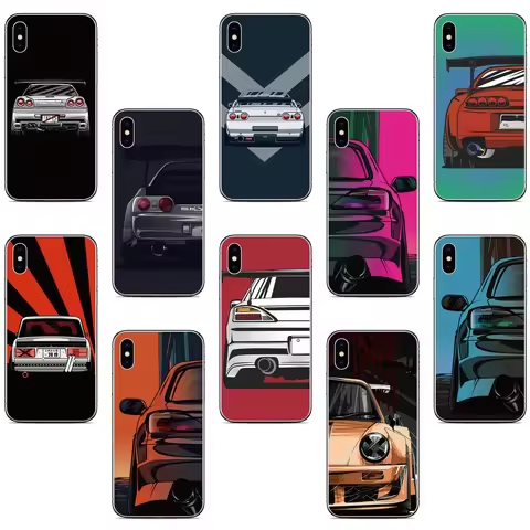 Sports Car Back Cover For Sony Xperia 1 5 10 II III IV V 2023 XZ5 XZ4 XZ3 XZ2 XA2 Plus XA3 Ultra L4 