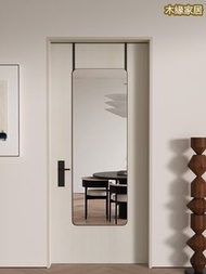 MY-374 三色可選///免打孔全身鏡 壁掛式穿衣鏡 掛門式試衣鏡 顯瘦全身鏡  [Three colors optional] Perforation-free full-body mirror 