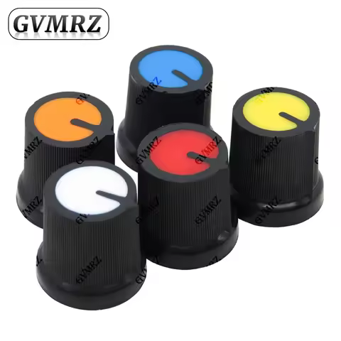20PCS WH148 AG3 Potentiometer knob Cap AG3 Plastic knob Yellow Orange Blue White Red Green for Diame