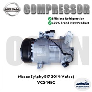 Original Calsonic Nissan Sylphy G11 B17 Aircon Compressor