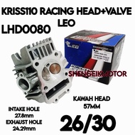 KRISS110 RACING HEAD + VALVE LEO HEAD 24/28 26/30 27/31 KRISS HEAD LEO