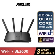 ASUS WiFi 7 Router RT-BE58U Dual Band BE3600 2.5G WAN 2.0GHz Quad Core CPU AiProtection Pro