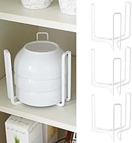 4PCS Dinnerware Bowl Plate Holder ,Bowl Holders Organizer Fit for 6.5 Inches Diameters Bowl, Metal B