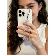Summer Sweetheart Hand-Made Beaded Mobile Phone Chain | Bow & Star Element Lanyard Anti-Lost Rope Gi