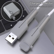 Silicone Charger Case Set for Huawei 66W Charging Head Protector Cable Bite Soft Cover Shell