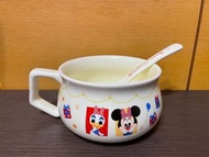 7-11 迪士尼 陶瓷碗 連匙羹 Mickey And Friends 米奇與好友
