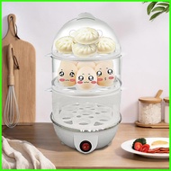 Rapid Egg Cooker 3-Layer Egg Cooker for Hard Boiled Eggs Multifunctional Kitchen Steamer Machine for