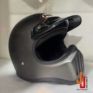 HBC Cakil Solid Helmet Plain/ + Pet (Matt Matte/) (100% Original HBC) Helmet Motor Helmet Full Face