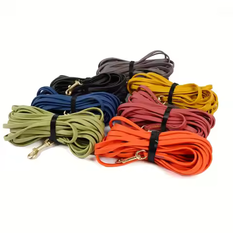 Dog Leash 5ft, 10ft, 20ft, 30ft PVC Recall Waterproof Dog Leash Beach Swimming Training Dogs Lead fo
