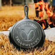 美國LODGE 黃石公園 美國製圓形鑄鐵平底煎鍋-27cm L8SKYW