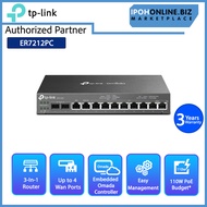 TP-LINK ER7212PC Omada 3-in-1 Gigabit VPN Router With POE+ Ports & Controller Ability