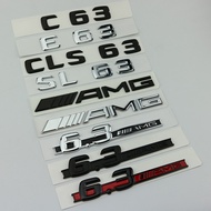 Suitable for Mercedes-Benz C63 E63 CLS63 SL63 AMG Modified Car Logo Rear Tail Logo 6.3 AMG Side Logo