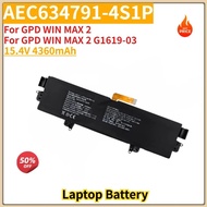 AEC634791-4S1P High Quality Laptop Battery 15.4V 4360mAh for GPD WIN MAX 2, GPD WIN MAX 2 G1619-03 B