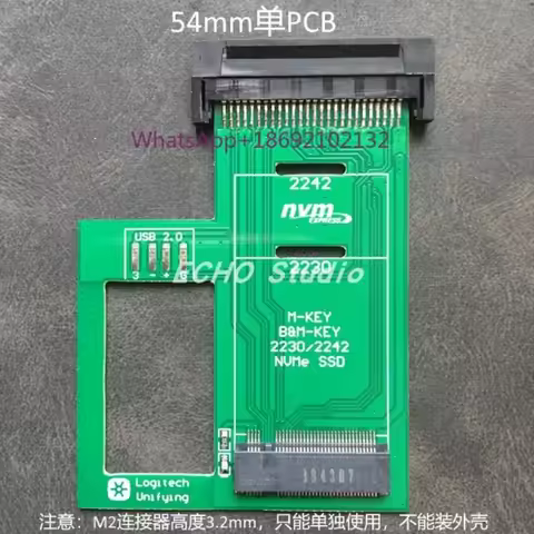 ExpressCard To SSD Expansion Card NVMe Hard Disk M.2 2230 2242 SSD X230 Notebook
