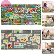 Polyester Kids Carpet Playmat Rug Flexible Car Rug Play Mat Stable Kids Carpet Educational Learning 