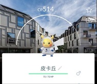 Pokemon Go 太空飛行員比卡超/月石/小磁怪/索偵蟲/小灰怪/寶石海星/太陽岩 德國背卡