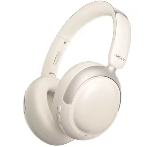 Acer OHR703 ANC Over Ear Headphones -45dB Noise Cancelling Headsets Bluetooth 6.0 Hi-Res LDAC Earpho