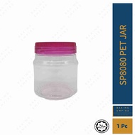 SP8080 Pet Jar Container / Balang Kuih Raya Plastik Bekas Kerap Udara