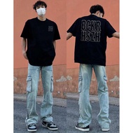 baju jalan baju t shirt lelaki 2024 T-shirt lengan pendek lelaki musim panas baru, jenama fesyen kap