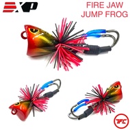 EXP Fire Jaw Jump Frog 25mm 7g Jumpfrog Lure Snakehead