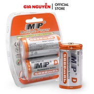 Vỉ 2 Viên pin đại D sạc MP dung lượng cao 5000maH Pin - Gia Nguyễn