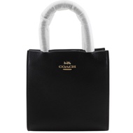 COACH迷你手提包 2 用肩背包 5692 黑色真皮斜背包/手提包 2 用磁扣開合 女款 [全新未使用]