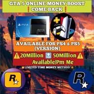 GTA 5 ONLINE PS4 & PS5 Version MONEY SERVICEs